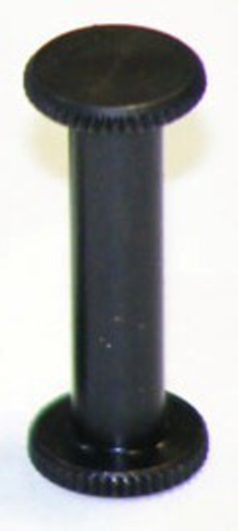 15mm Black Knurled Interscrew image 0
